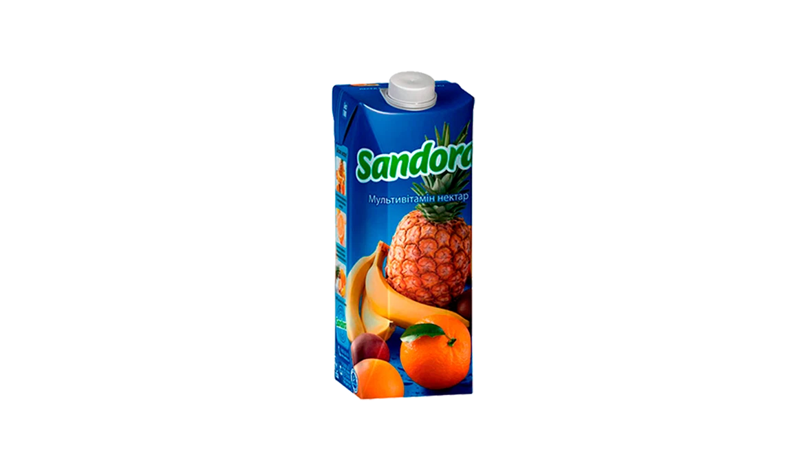 Блюдо Сок мультивитамин Sandora 0,5 меню Don Peperon Сок мультивитамин Sandora 0,5 меню Don Peperon